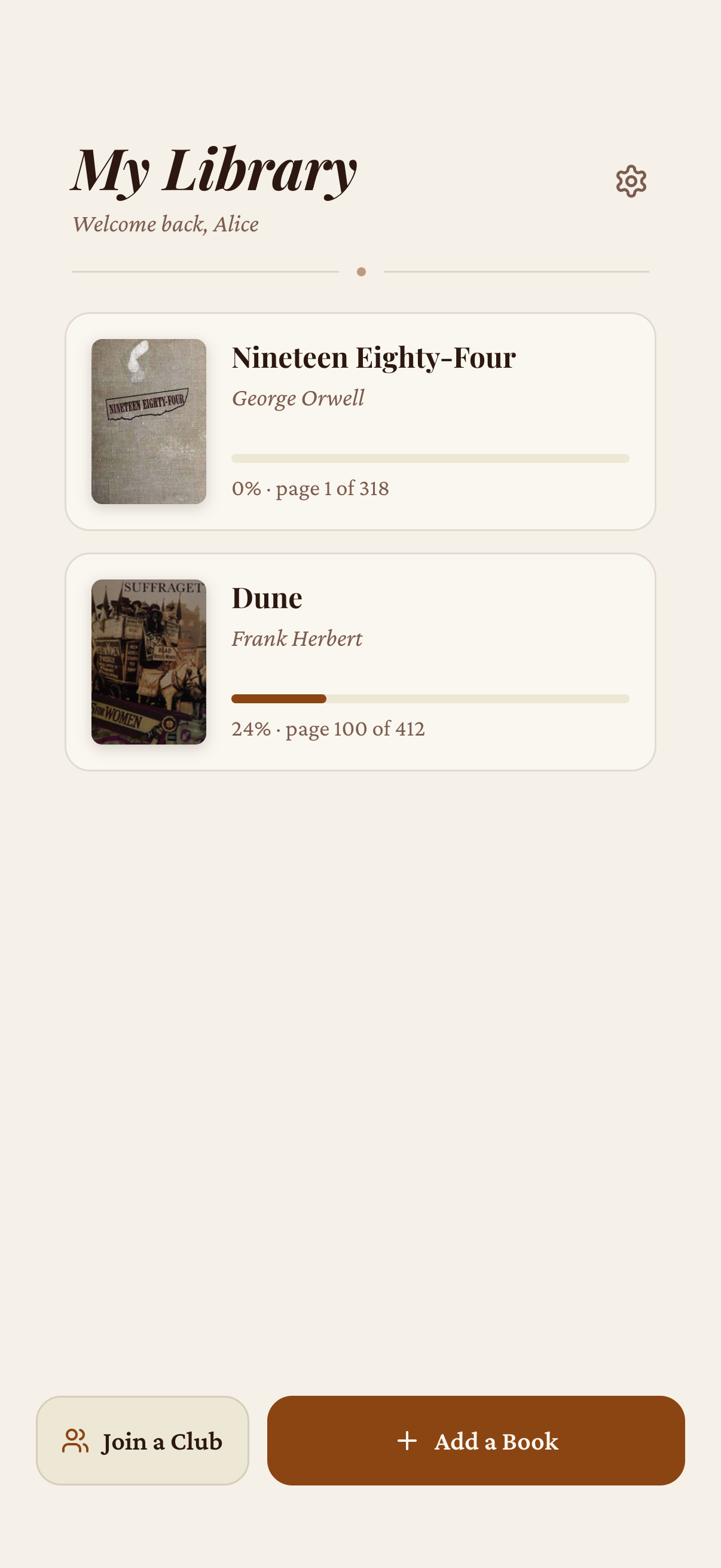 Book Worm library screenshot